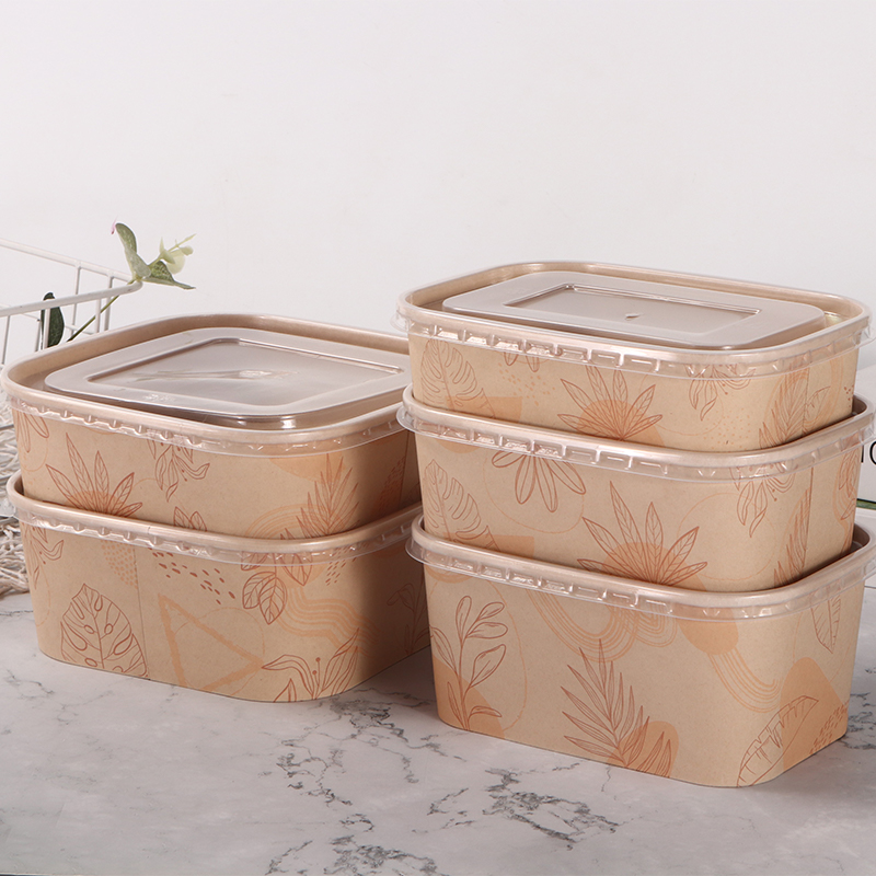 Téglalap és négyzet alakú papírtál