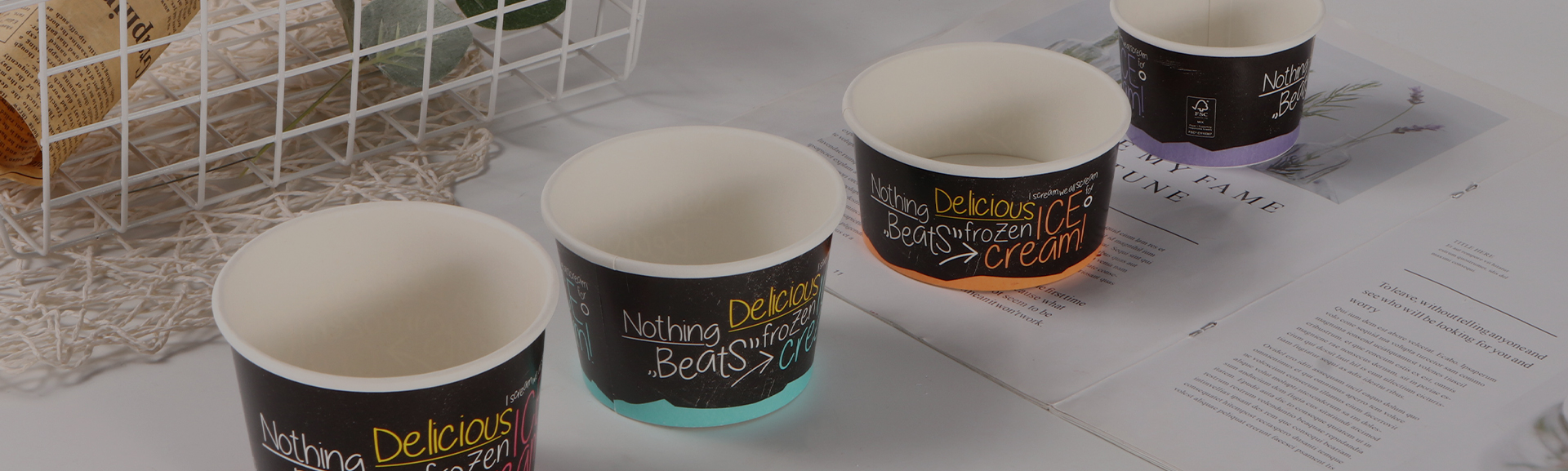 Fagylaltos papírpohár